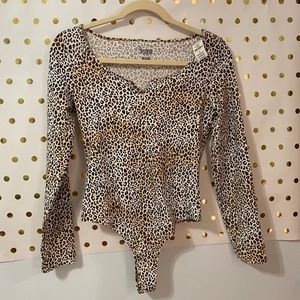 PINK cheetah print onesie!